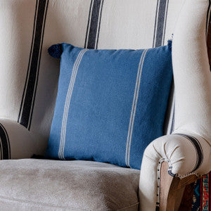 Mind The Gap Pillows KATALIN Stripe Heavy Linen Cushion (LC40096)