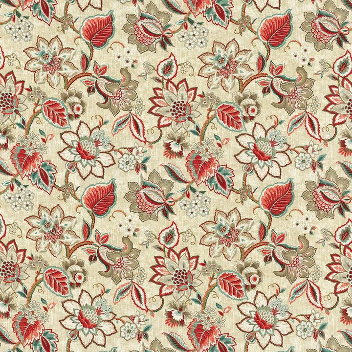Kavali Strawberry by Kasmir Designer Fabric 5106 55% Linen
45% Cotton
 CHINA </p><p>Repeat: Horizontal: 26 4/8 inches and Vertical: 26 2/8 inches 54 - Swanky Fabrics -