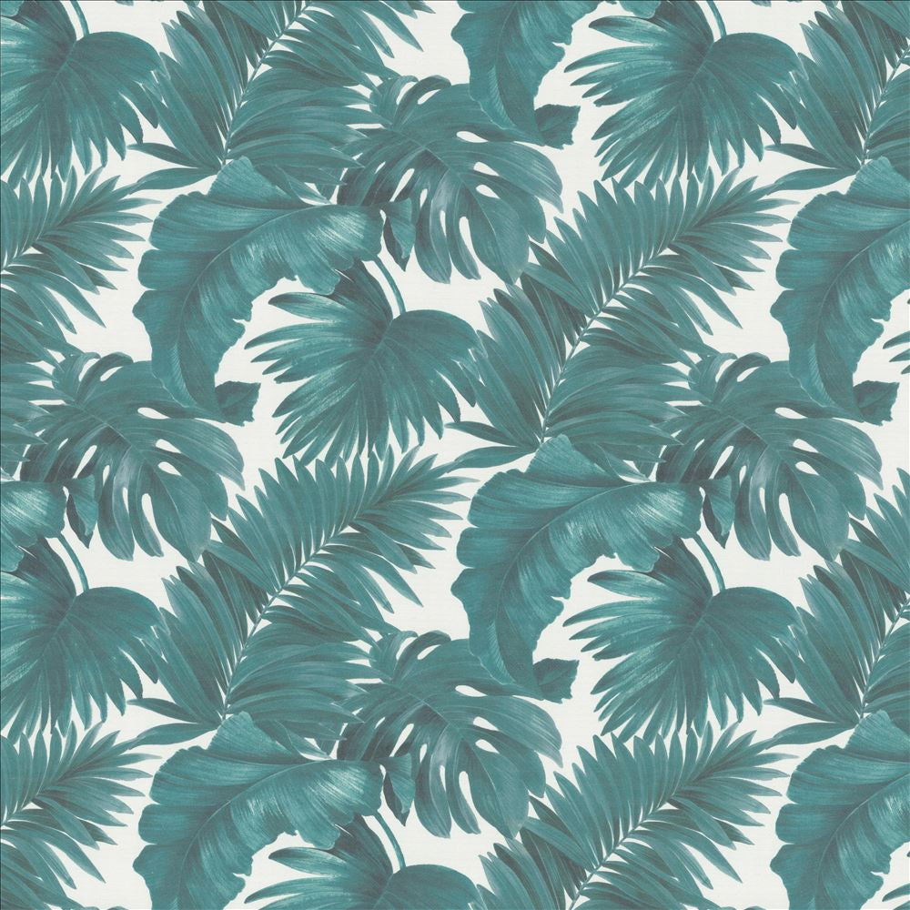 Keanu Palm 55 Peacock by Kasmir Designer Fabric 1453 65% Polyester
35% Cotton
 SPAIN 40,000 Martindale Cycles </p><p>Repeat: Horizontal: 27 5/8 inches and Vertical: 24 4/8 inches 55 - Swanky Fabrics -