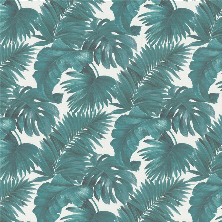 Keanu Palm 55 Peacock by Kasmir Designer Fabric 1453 65% Polyester
35% Cotton
 SPAIN 40,000 Martindale Cycles </p><p>Repeat: Horizontal: 27 5/8 inches and Vertical: 24 4/8 inches 55 - Swanky Fabrics -