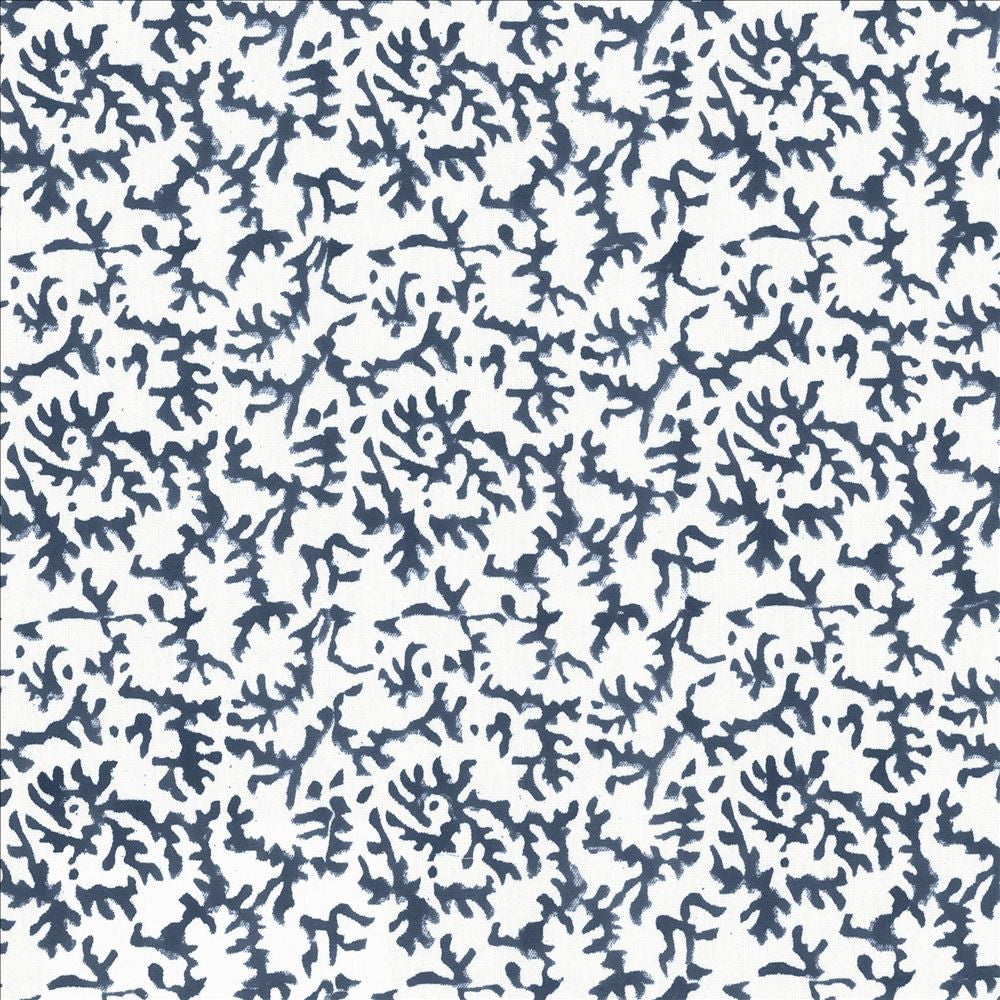 Kindred Spirit Lapis by Kasmir Designer Fabric 5125 90% Cotton 10% Linen INDIA Not Tested Horizontal: 6 inches and Vertical: 6 inches 53 - Swanky Fabrics -