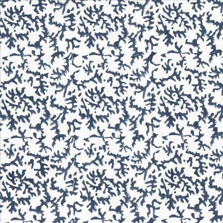 Kindred Spirit Lapis  by Kasmir Designer Fabric 5125 90% Cotton
10% Linen
 INDIA Not Tested Horizontal: 6 inches and Vertical: 6 inches 53  - Swanky Fabrics -