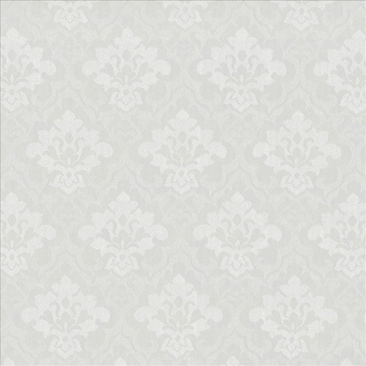 Kingswood Antique White by Kasmir Designer Fabric See sample 100% Polyester
 TURKEY Not Tested </p><p>Repeat: Horizontal: 11 inches and Vertical: 16 6/8 inches 48 - Swanky Fabrics -