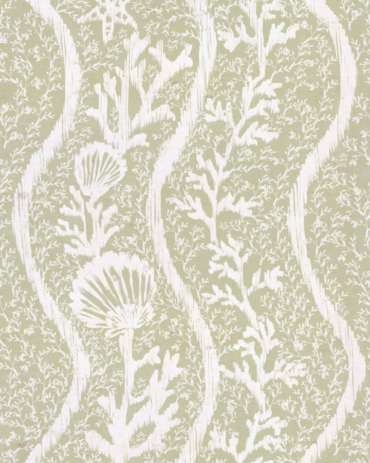 Mind The Gap Wallpaper KORALION Seacrest Wallpaper (WP30046) | WP30046 | SUNDANCE VILLA | 1 roll x 20.5 x 393.7 in | 0.52m / 20.5in | 10m / 393.7in | 5.20mp | 70cm / 27.6in | Taupe, White | Satin Matte | Paste the wall | 1-roll in a box | Fabric Carolina | https://www.fabriccarolina.com/