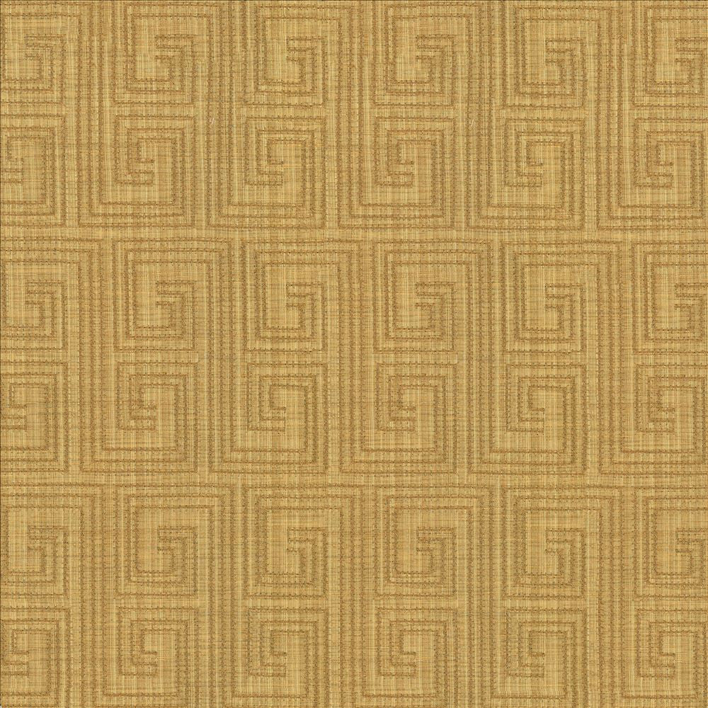Labyrinth Foil by Kasmir Designer Fabric 1443 65% Cotton 35% Polyester Embroidery 100% Rayon INDIA 3,000 Wyzenbeek Double Rubs Horizontal: 3 2/8 inches and Vertical: 6 1/8 inches 52 - 55 - Swanky Fabrics -