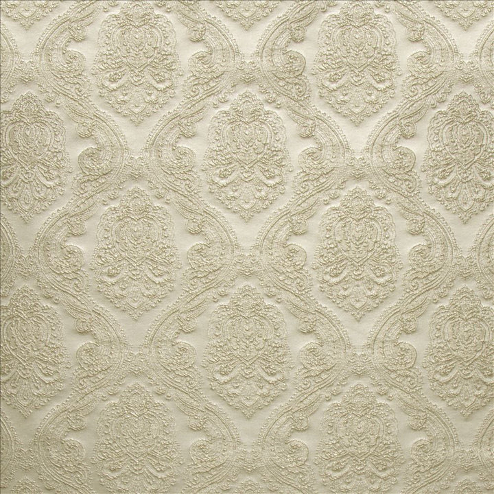 Lady In Waiting Silver by Kasmir Designer Fabric 5147 100% Polyester
 INDIA </p><p>Repeat: Horizontal: 6 6/8 inches and Vertical: 6 inches 54 - Swanky Fabrics -