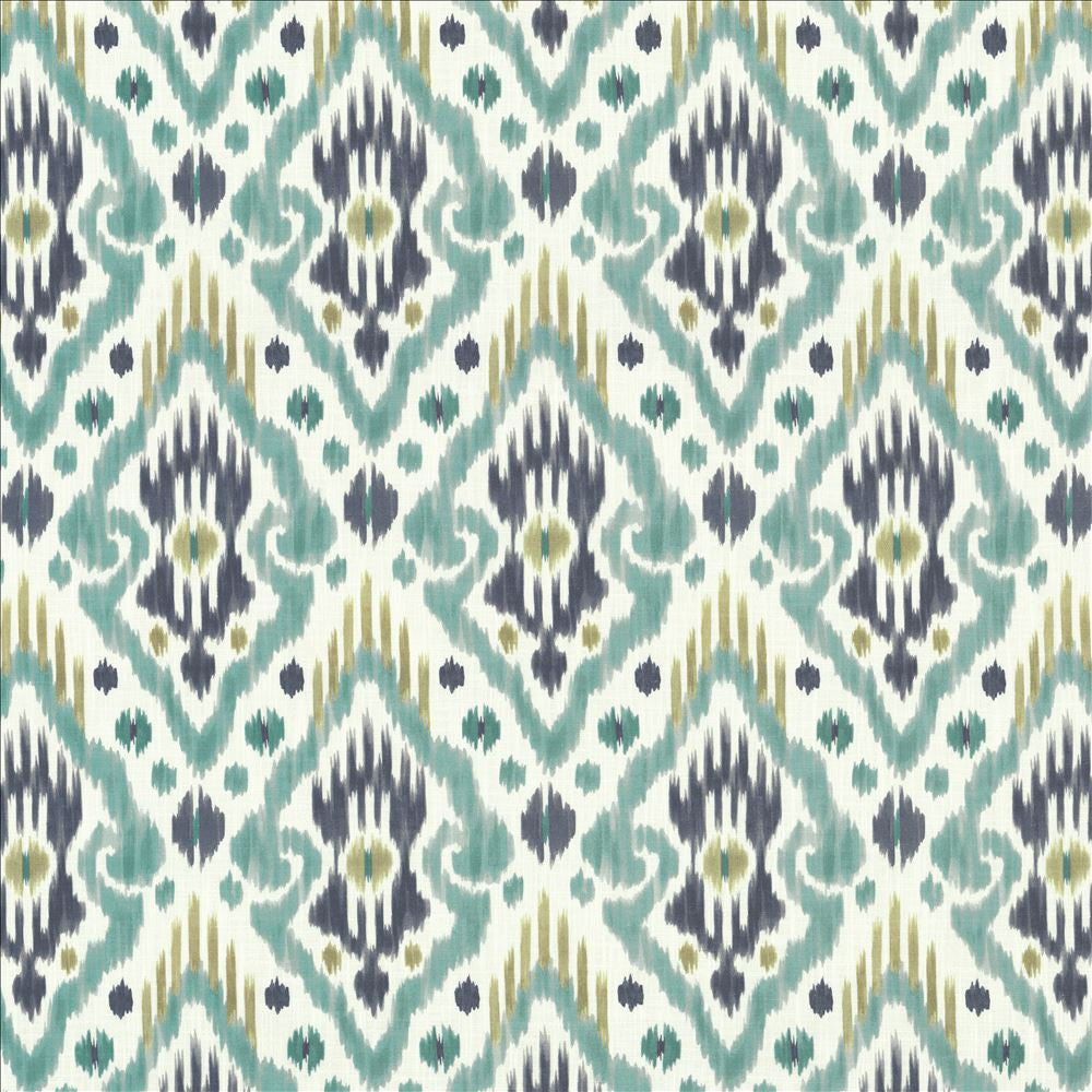 Lakota Lagoon  by Kasmir Designer Fabric 1464 70% Viscose
30% Linen
 SPAIN 30,000 Wyzenbeek Double Rubs Horizontal: 13 7/8 inches and Vertical: 26 4/8 inches 54  - Swanky Fabrics -