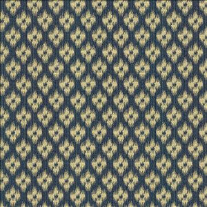Lanka Ikat Indigo by Kasmir Designer Fabric