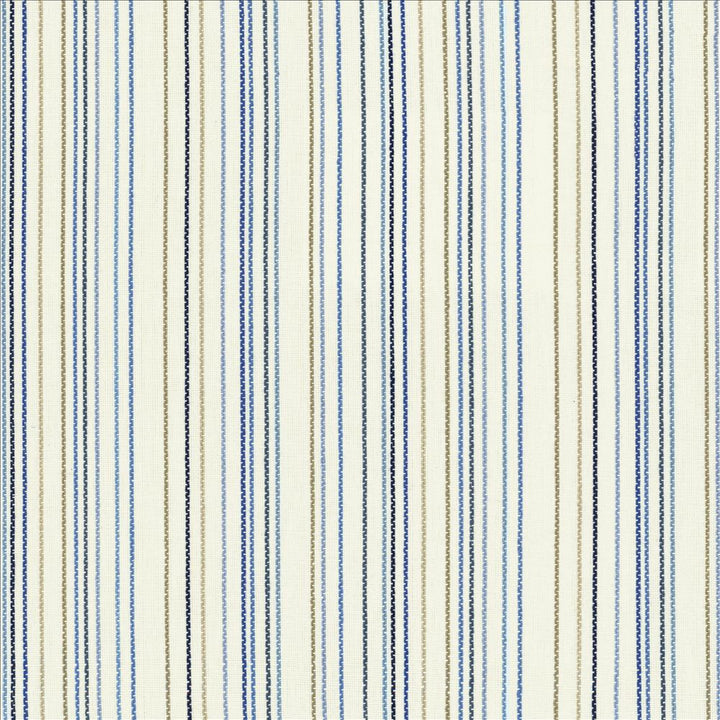 Larson Stripe Indigo  by Kasmir Designer Fabric 5125 100% Cotton
 INDIA 12,000 Wyzenbeek Double Rubs Horizontal: 9 inches and Vertical: N/A 54  - Swanky Fabrics -