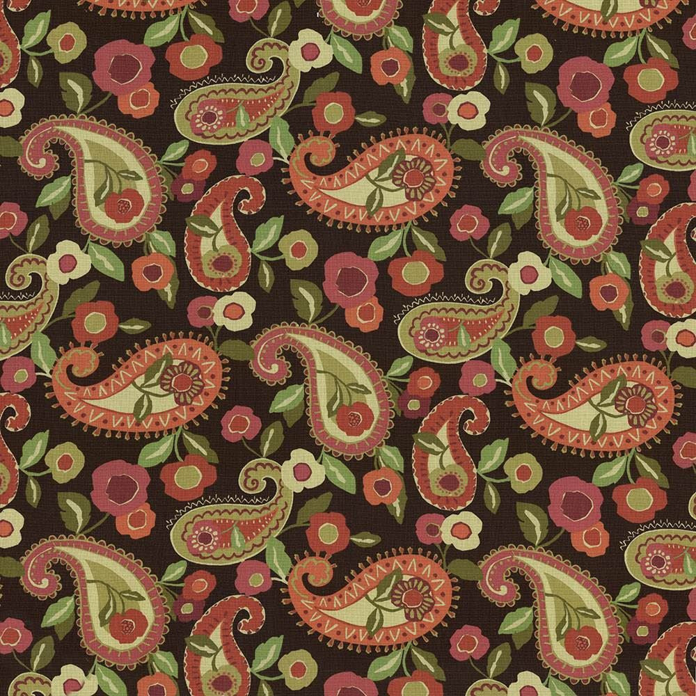 Lavendou Cappucino by Kasmir Designer Fabric 1418 100% Cotton USA 12,000 Wyzenbeek Double Rubs Horizontal: 27 inches and Vertical: 27 inches 54 - 55 - Swanky Fabrics -