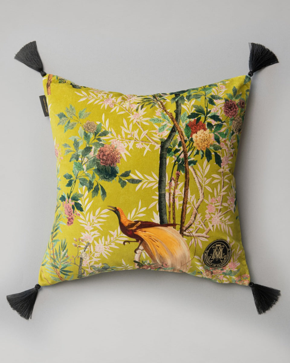 Royal Garden velvet pillow by Mind the Gap (LC40056), front
