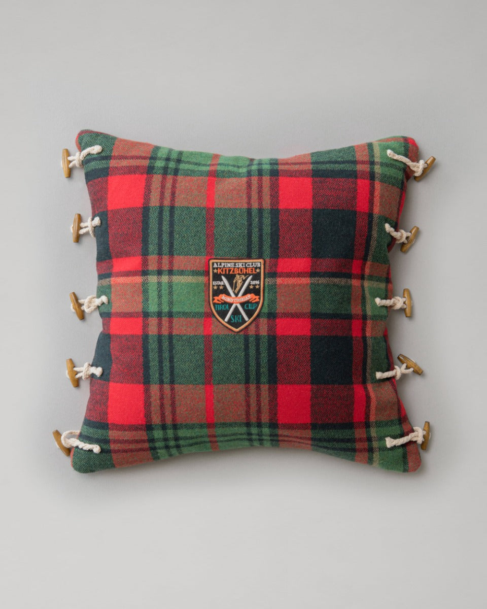 Tyrolean Plaid pillow by Mind the Gap (LC40189), front