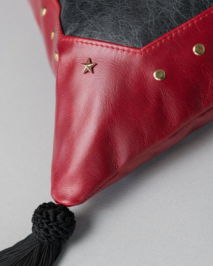 In Bocca Al Lupo Leather pillow by Mind the Gap (LC40210), view 5