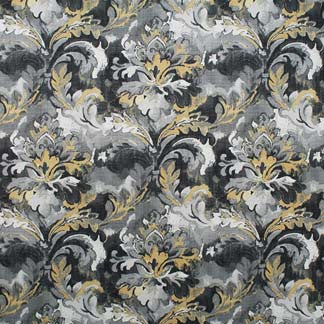 Leading Lady Charcoal 3955111000 by Carole Designer Fabric Exclusive Mint Julep 71% Cotton, 19% Polyester, 10% Linen-Tef Spain H: 25"V, 27"H 57" Minimum (See sample for specifics) - Swanky Fabrics- Carole Exclusive