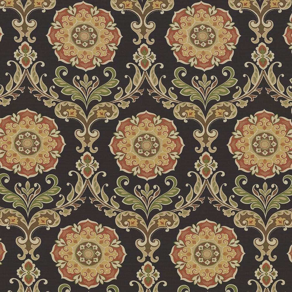 Leclaire Espresso  by Kasmir Designer Fabric 1433 100% Cotton
 SOUTH KOREA 15,000 Wyzenbeek Double Rubs Horizontal: 13 4/8 inches and Vertical: 27 inches 54  - Swanky Fabrics -
