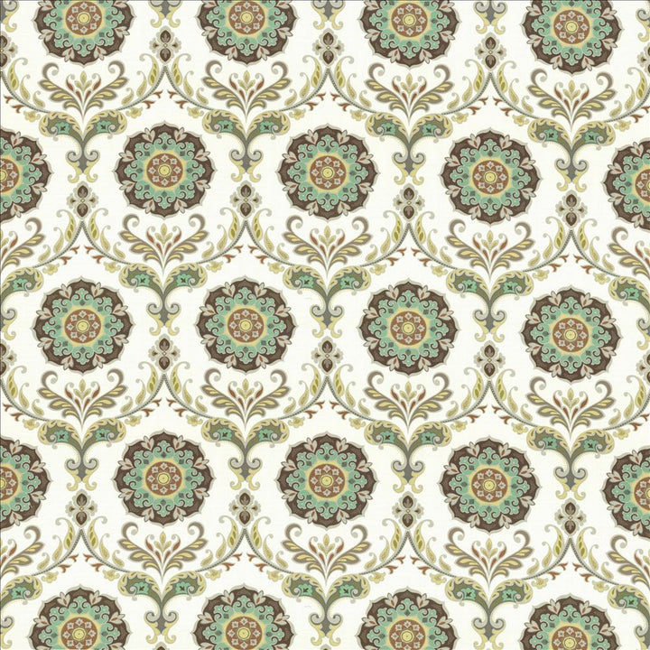 Leclaire Nordic Ice by Kasmir Designer Fabric 1436 100% Cotton
 SOUTH KOREA </p><p>Repeat: Horizontal: 13 4/8 inches and Vertical: 27 inches 54 - 55 - Swanky Fabrics -