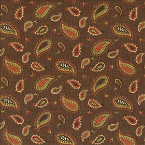 Ledoux Paisley Cayenne by Kasmir Designer Fabric