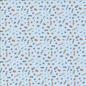 Lickswishy Sweet Blue Sky by Kasmir Designer Fabric