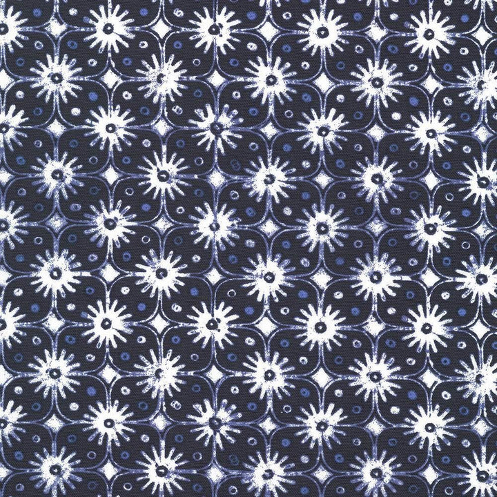 Light Show Indigo by Kasmir Designer Fabric 5072 100% Cotton
 CHINA </p><p>Repeat: Horizontal: 6 6/8 inches and Vertical: 6 6/8 inches 54 - Swanky Fabrics -