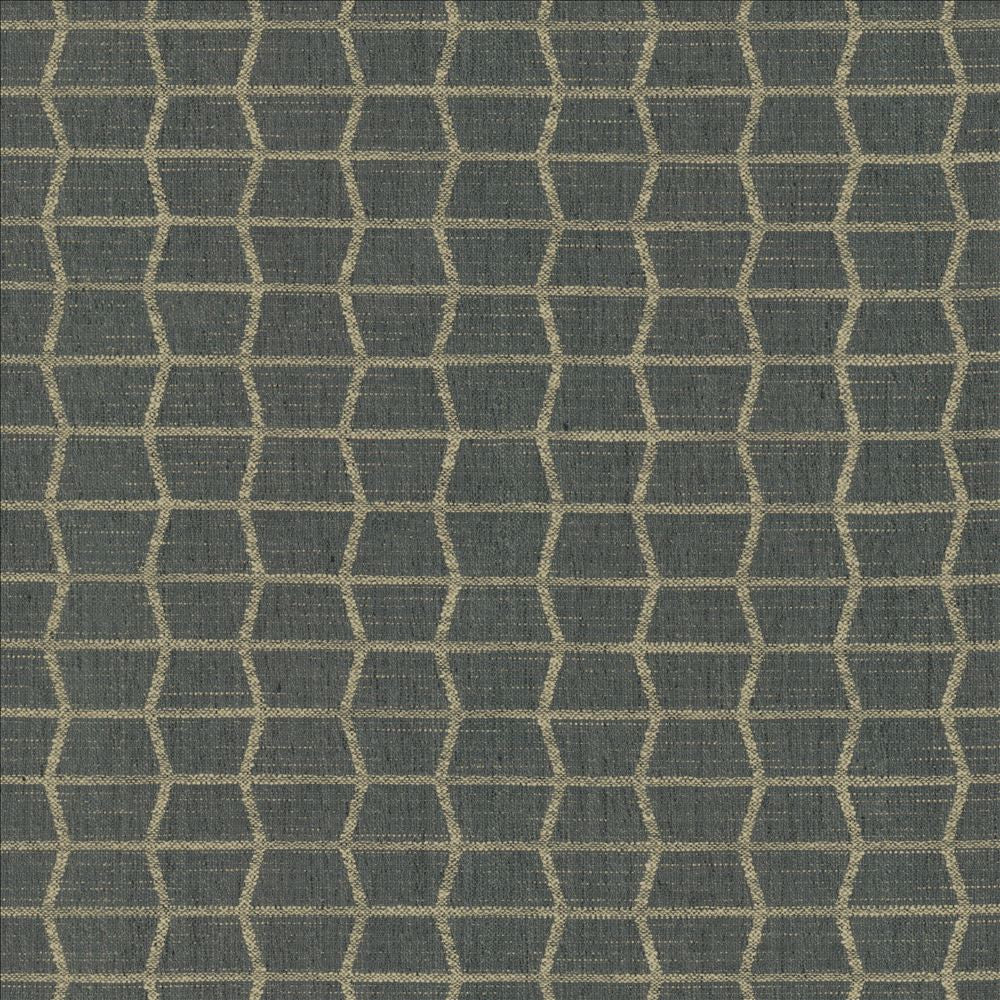Liliana Charcoal  by Kasmir Designer Fabric 1457 60% Polyester
40% Cotton
 INDIA 15,000 Wyzenbeek Double Rubs Horizontal: 3 4/8 inches and Vertical: 2 3/8 inches 54  - Swanky Fabrics -