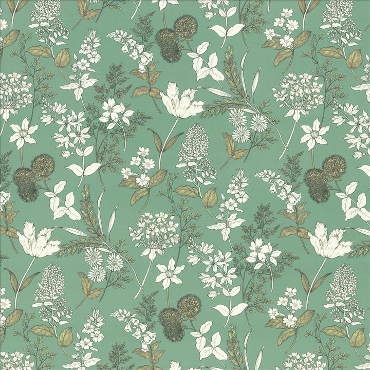Lily Seafoam by Kasmir Designer Fabric 5154 100% Cotton
 SPAIN </p><p>Repeat: Horizontal: 27 inches and Vertical: 27 inches 54 - Swanky Fabrics -