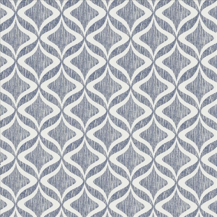 Lola Navy  by Kasmir Designer Fabric 1456 100% Cotton
 TURKMENISTAN 30,000 Wyzenbeek Double Rubs Horizontal: 3 3/8 inches and Vertical: 3 3/8 inches 54  - Swanky Fabrics -