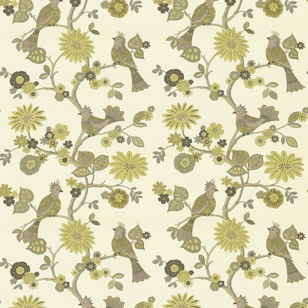 Lost Pines Lemongrass  by Kasmir Designer Fabric 5065 100% Cotton
 SOUTH KOREA 9,000 Wyzenbeek Double Rubs Horizontal: 27 inches and Vertical: 36 inches 54  - Swanky Fabrics -