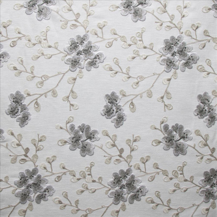 Lucani Blanco  by Kasmir Designer Fabric 1476 52% Cotton 48% Polyester  INDIA  </p><p>Repeat: Horizontal: 26 3/8 inches and Vertical: 9 2/8 inches 53  - Swanky Fabrics -