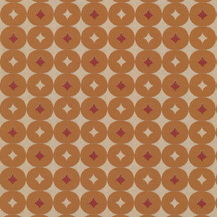 Luciana Cantaloupe  by Kasmir Designer Fabric 5070 100% Polyester
 CHINA 21,000 Wyzenbeek Double Rubs Horizontal: 2 4/8 inches and Vertical: 2 4/8 inches 56  - Swanky Fabrics -