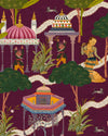 Mind The Gap Wallpaper MAGHREB Mauve Wallpaper (WP20762)