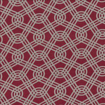 Macrame Berry by Kasmir Designer Fabric 5087 55% Linen 45% Cotton CHINA 15,000 Wyzenbeek Double Rubs H: 13 4/8 inches, V: 12 2/8 inches 54 - Swanky Fabrics - Kasmir