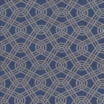 Macrame Bluebird by Kasmir Designer Fabric 5088 55% Linen 45% Cotton CHINA 15,000 Wyzenbeek Double Rubs H: 13 4/8 inches, V: 12 2/8 inches 54 - Swanky Fabrics - Kasmir