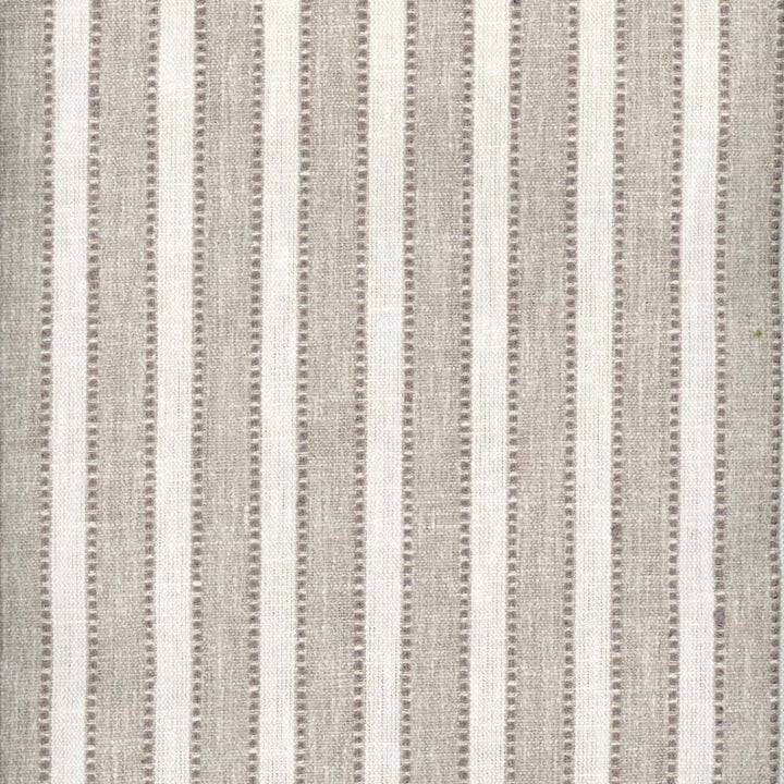 Madaket Stripe Ash by Roth & Tompkins Fabric - 42% Cotton 41% Polyester 12% Viscoe 5% Linen - India - 50,001-100,000 double rubs - 54" - Fabric Carolina -