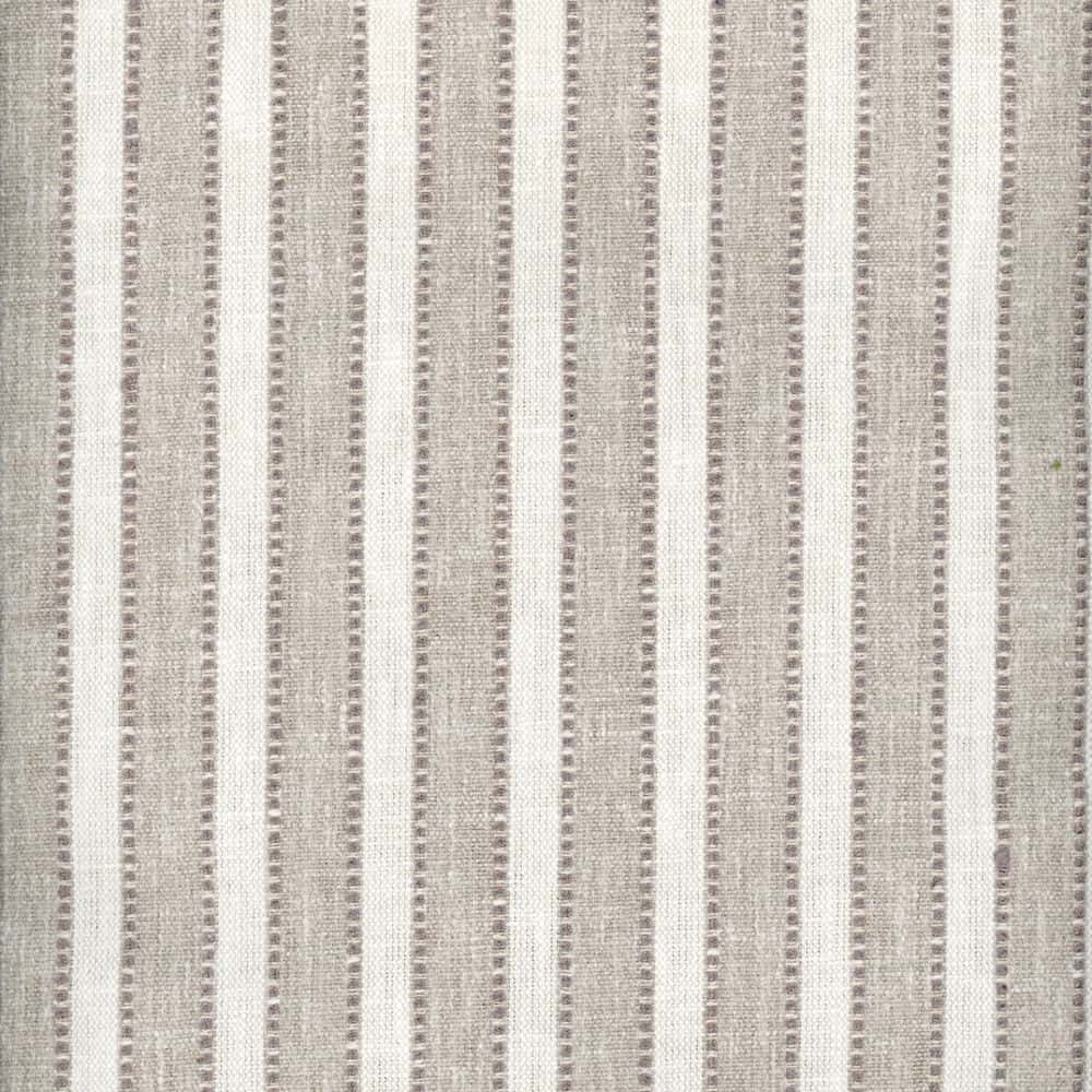 Madaket Stripe Ash by Roth & Tompkins Fabric - 42% Cotton 41% Polyester 12% Viscoe 5% Linen - India - 50,001-100,000 double rubs - 54" - Fabric Carolina -