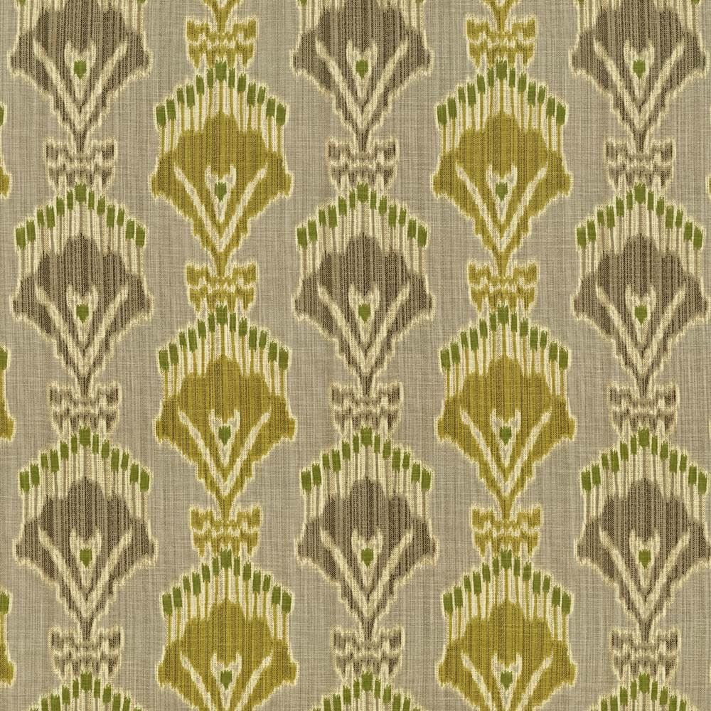 Madras Citron by Kasmir Designer Fabric 5062 55% Linen 45% Viscose CHINA 15,000 Wyzenbeek Double Rubs Horizontal: 13 4/8 inches and Vertical: 12 5/8 inches 54 - Swanky Fabrics -