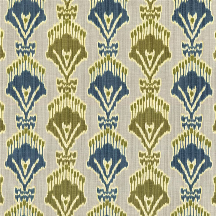Madras Turquoise by Kasmir Designer Fabric 5065 55% Linen
45% Viscose
 CHINA 15,000 Wyzenbeek Double Rubs </p><p>Repeat: Horizontal: 13 4/8 inches and Vertical: 12 5/8 inches 54 - Swanky Fabrics -