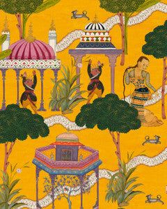 Mind The Gap Wallpaper MAGHREB Turmeric Wallpaper (WP20760)