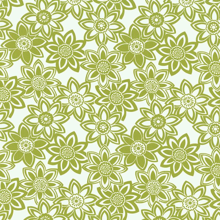 Mahina Aloe by Kasmir Designer Fabric 5107 100% Cotton USA 51,000 Wyzenbeek Double Rubs Horizontal: 27 inches and Vertical: 24 6/8 inches 53 - 54 - Swanky Fabrics -