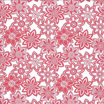 Mahina Hot Pink by Kasmir Designer Fabric 5106 100% Cotton USA 51,000 Wyzenbeek Double Rubs H: 27 inches, V: 24 6/8 inches 53 - 54 - Swanky Fabrics - Kasmir