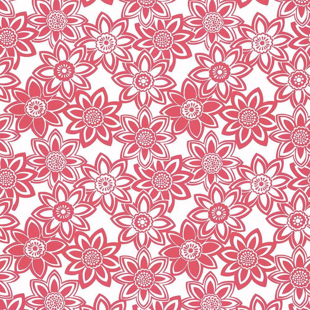 Mahina Hot Pink by Kasmir Designer Fabric 5106 100% Cotton
 USA </p><p>Repeat: Horizontal: 27 inches and Vertical: 24 6/8 inches 53 - 54 - Swanky Fabrics -