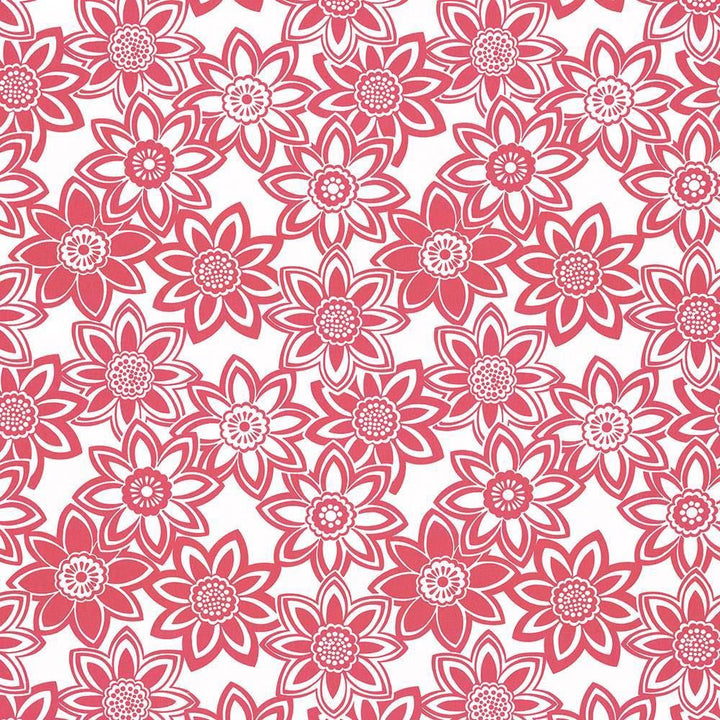 Mahina Hot Pink  by Kasmir Designer Fabric 5106 100% Cotton
 USA 51,000 Wyzenbeek Double Rubs Horizontal: 27 inches and Vertical: 24 6/8 inches 53  - Swanky Fabrics -