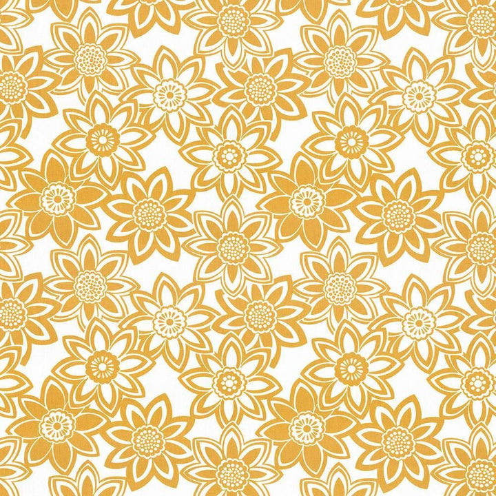Mahina Maize by Kasmir Designer Fabric 5106 100% Cotton USA 51,000 Wyzenbeek Double Rubs Horizontal: 27 inches and Vertical: 24 6/8 inches 53 - 54 - Swanky Fabrics -