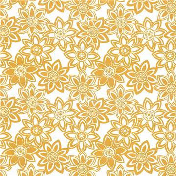 Mahina Maize by Kasmir Designer Fabric 5106 100% Cotton USA 51,000 Wyzenbeek Double Rubs H: 27 inches, V: 24 6/8 inches 53 - 54 - Swanky Fabrics - Kasmir