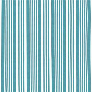 Mahina Stripe Turquoise by Kasmir Designer Fabric 5107 100% Cotton USA 51,000 Wyzenbeek Double Rubs H: 9 inches, V: N/A 53 - 54 - Swanky Fabrics - Kasmir
