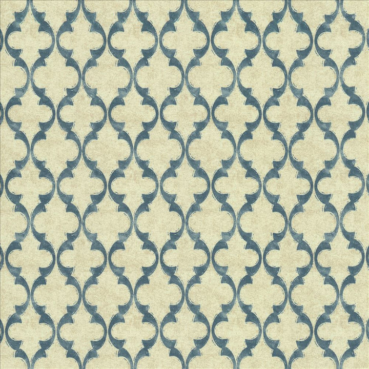 Makayla Caspian by Kasmir Designer Fabric 1456 100% Cotton
 TURKMENISTAN </p><p>Repeat: Horizontal: 4 4/8 inches and Vertical: 6 3/8 inches 54 - Swanky Fabrics -
