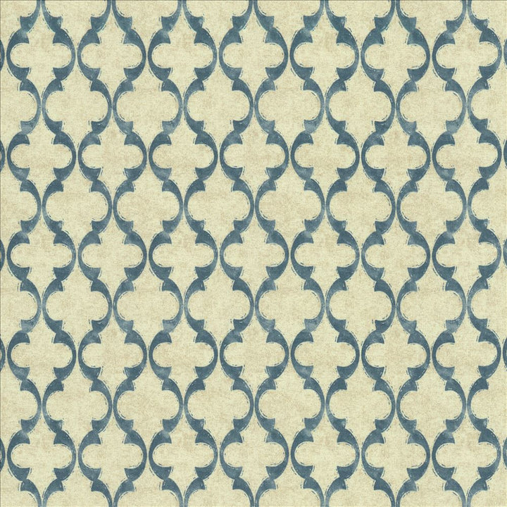 Makayla Caspian by Kasmir Designer Fabric 1456 100% Cotton
 TURKMENISTAN 30,000 Wyzenbeek Double Rubs </p><p>Repeat: Horizontal: 4 4/8 inches and Vertical: 6 3/8 inches 54 - Swanky Fabrics -