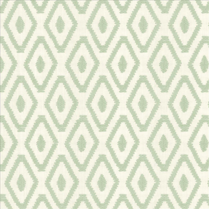 Malawi Spa by Kasmir Designer Fabric 1464 82% Polyester
11% Cotton
7% Linen
 INDIA </p><p>Repeat: Horizontal: 3 3/8 inches and Vertical: 6 3/8 inches 54 - Swanky Fabrics -