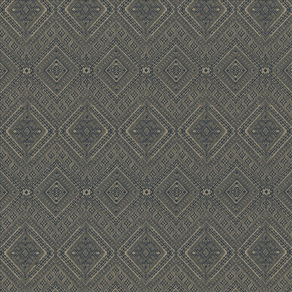 Manhasset Prussian  by Kasmir Designer Fabric 1441 100% Cotton
 TURKEY 20,000 Wyzenbeek Double Rubs Horizontal: 6 7/8 inches and Vertical: 14 inches 54  - Swanky Fabrics -