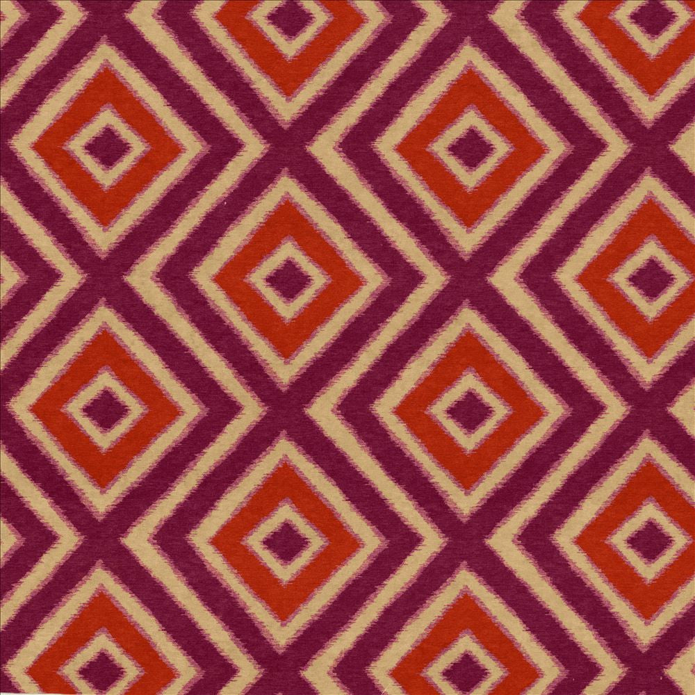 Marazzi Diamond Crangrape  by Kasmir Designer Fabric 1435 100% Polyester
 CHINA 51,000 Wyzenbeek Double Rubs Horizontal: 18 inches and Vertical: 12 4/8 inches 54  - Swanky Fabrics -