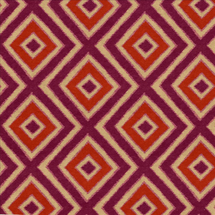 Marazzi Diamond Crangrape by Kasmir Designer Fabric 1435 100% Polyester CHINA 51,000 Wyzenbeek Double Rubs Horizontal: 18 inches and Vertical: 12 4/8 inches 54 - Swanky Fabrics -